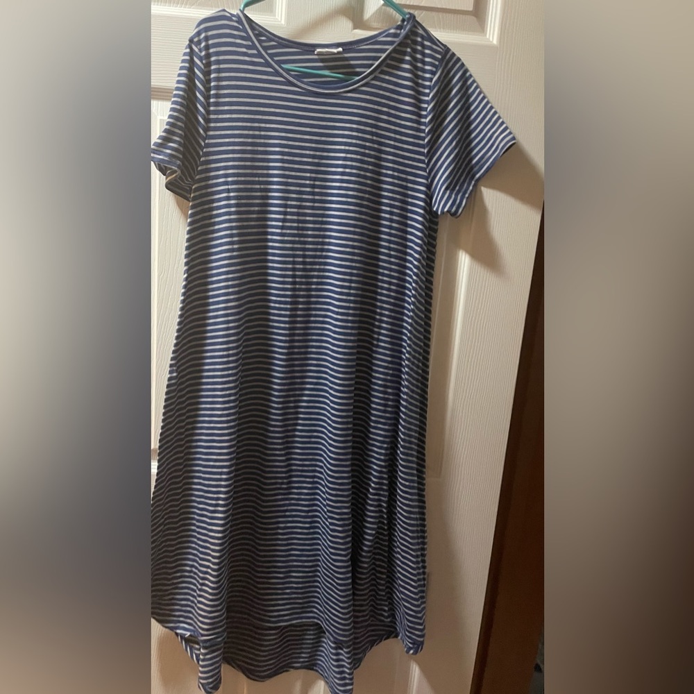 Lularoe striped dress